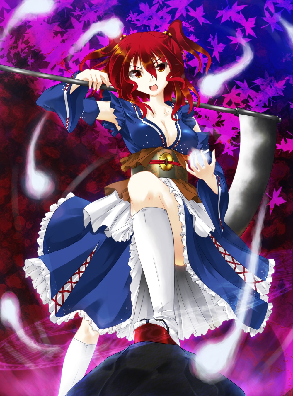 cleavage, fuyuno_taka, onozuka_komachi, touhou