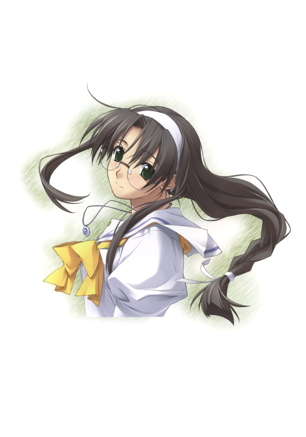 hashimoto_takashi, megane, naruse_manami, seifuku, with_you