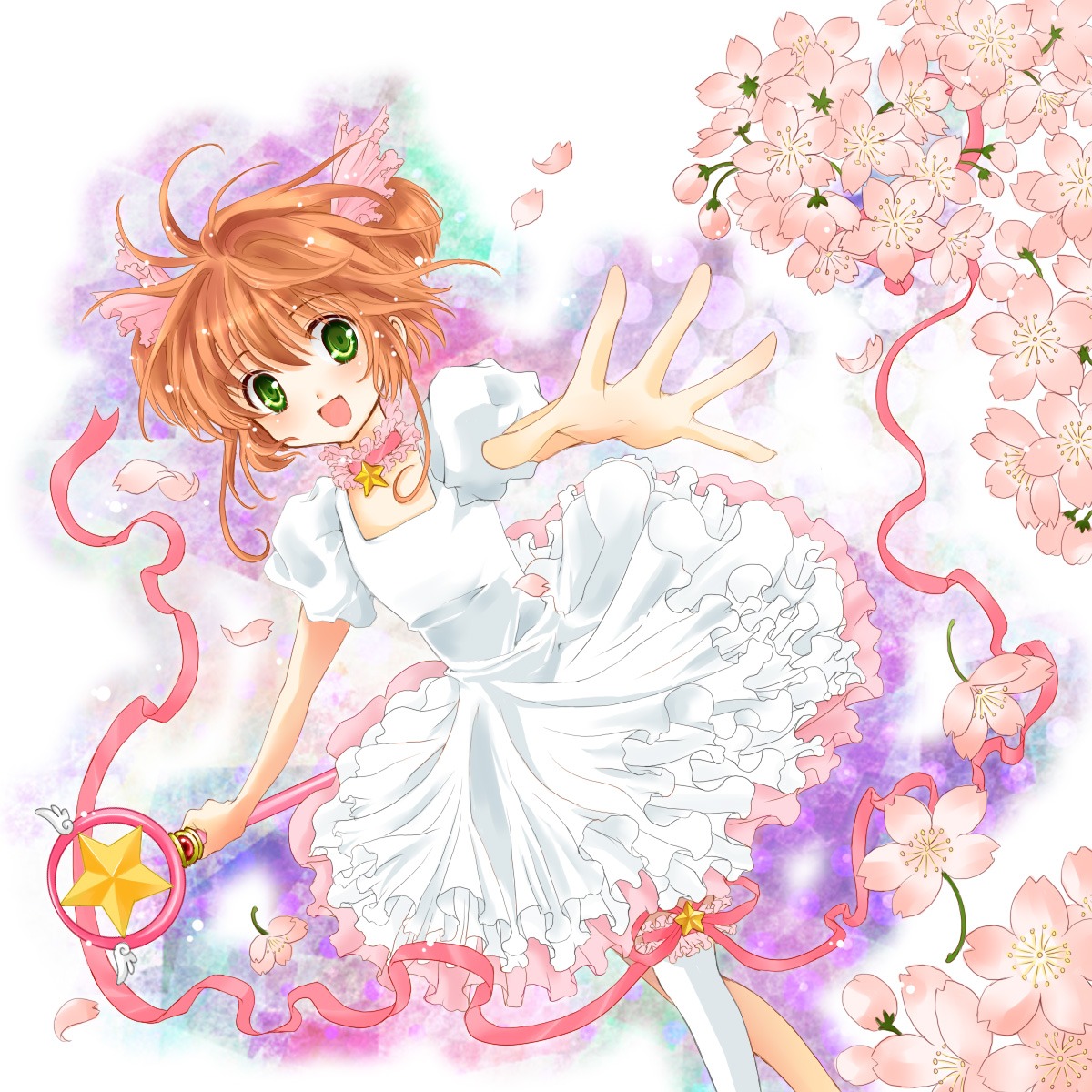 card_captor_sakura, kinomoto_sakura, mari