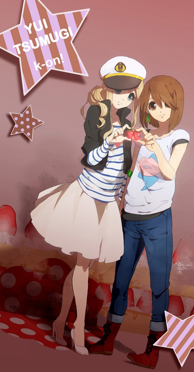 hirasawa_yui, k-on!, kotobuki_tsumugi, kurage