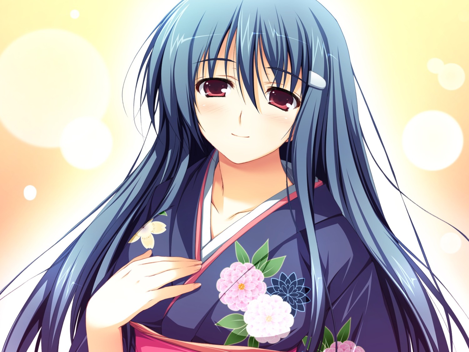 akatsuki_no_goei, game_cg, kanzaki_moe, kimono, syangrila, tomose_shunsaku