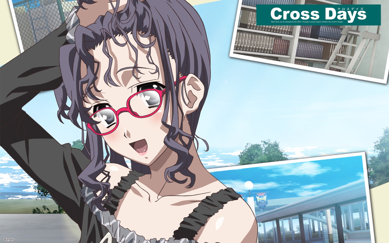 cross_days, gotou_junji, megane, overflow, school_days, vector_trace, wallpaper, yamagata_ai