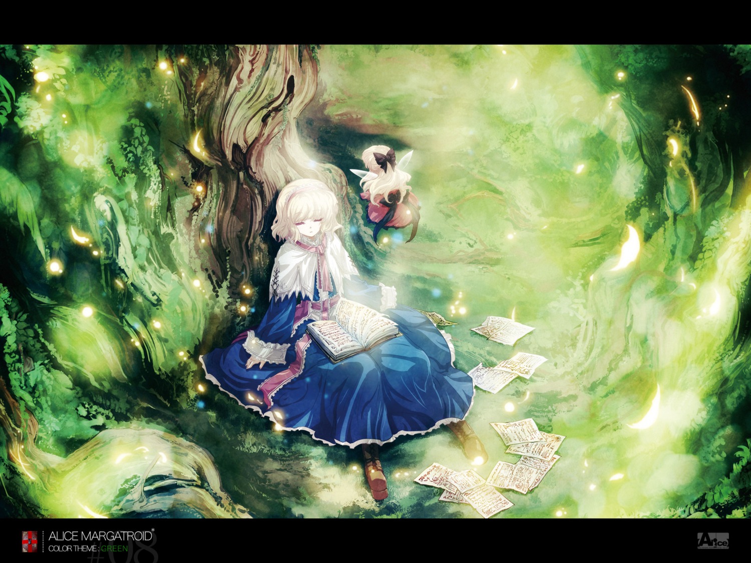 alice_margatroid, shanghai_doll, tokiame, touhou, wallpaper