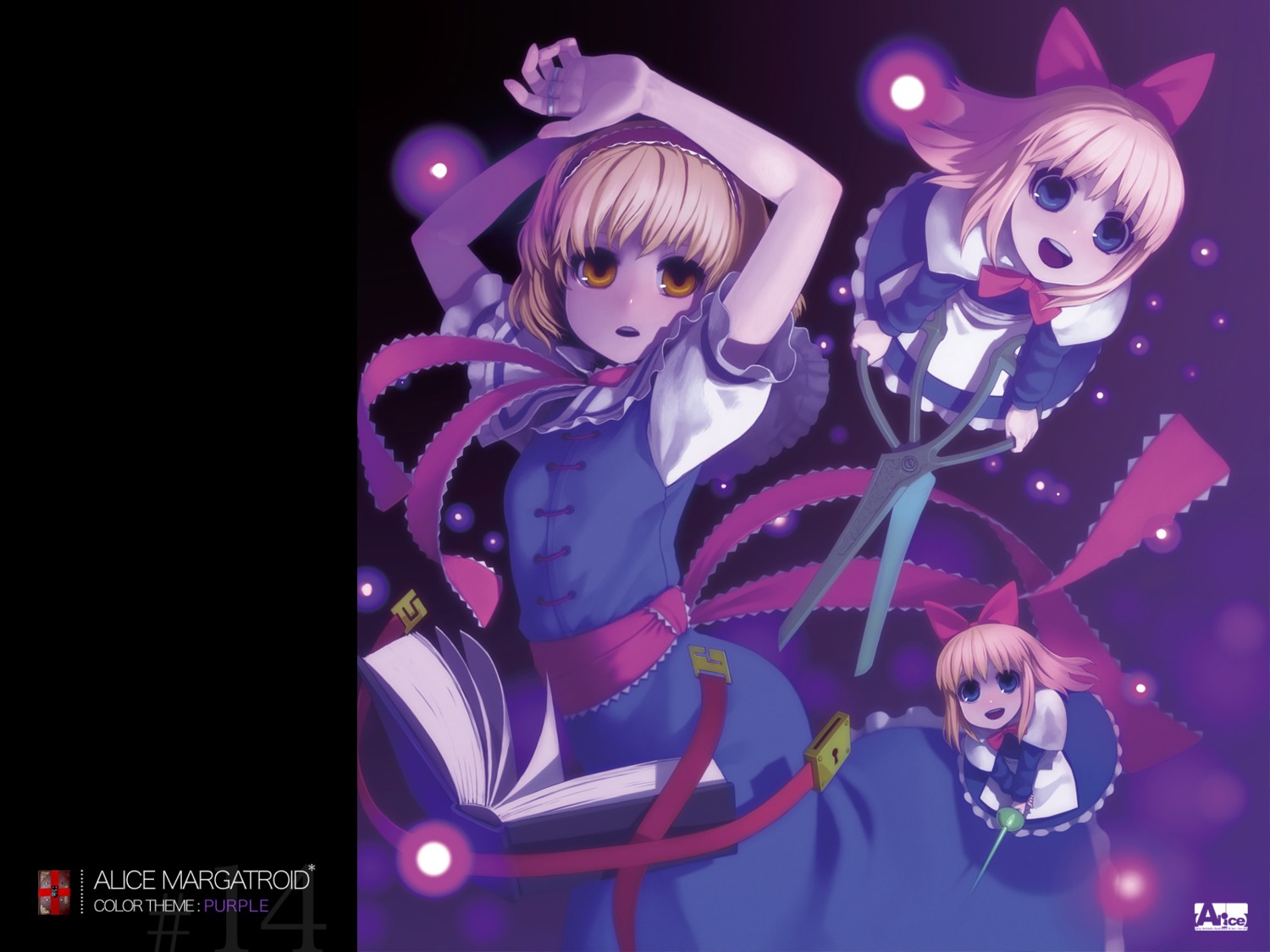 alice_margatroid, touhou, wallpaper, x6suke