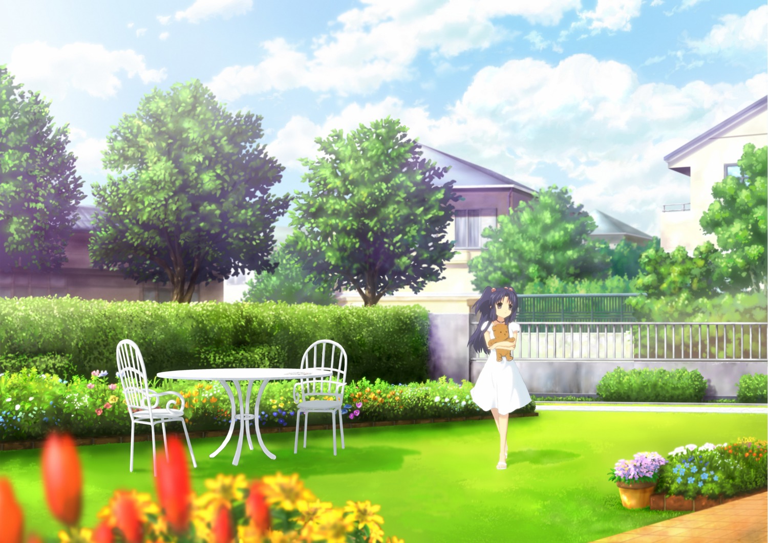clannad, dress, ichinose_kotomi, shuushuu, summer_dress