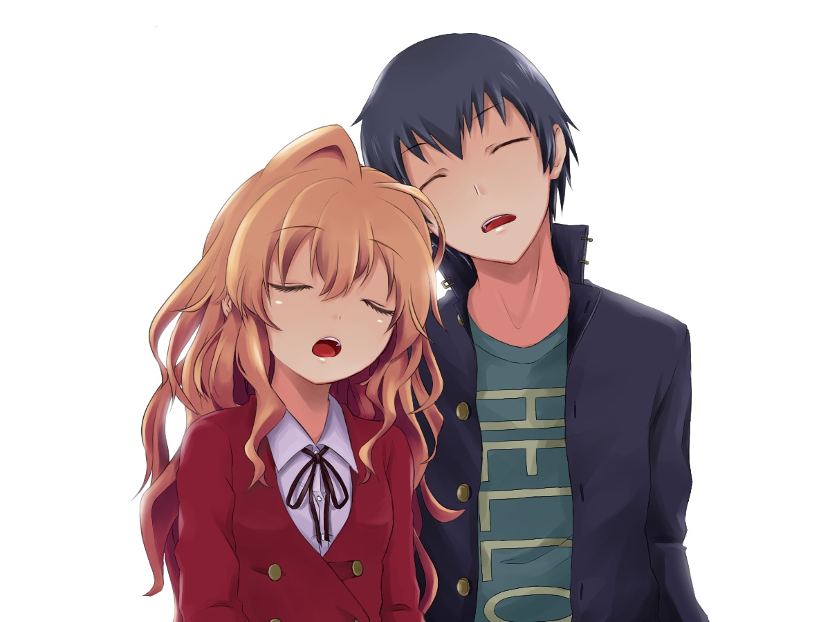aisaka_taiga, kagari, takasu_ryuuji, toradora!, wallpaper