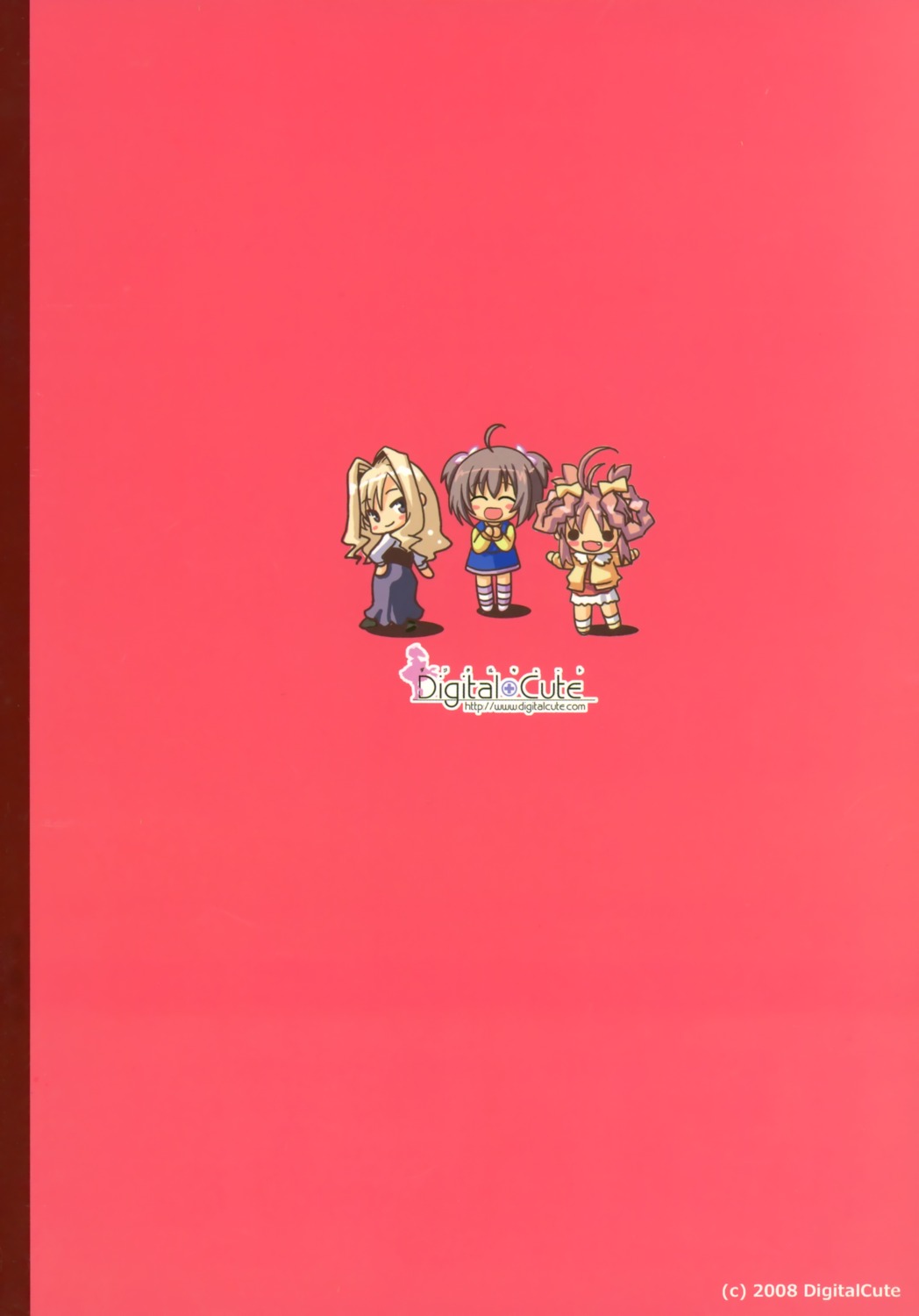 chibi, digital_cute, ichigo_(musumaker), karin_(musumaker), kouguchi_moto, mikan_(musumaker), musumaker, thighhighs