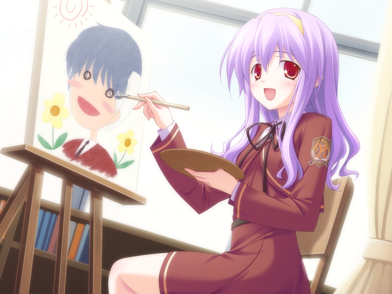 canvas_3, game_cg, sakana, seifuku, yamabuki_renge_(canvas)