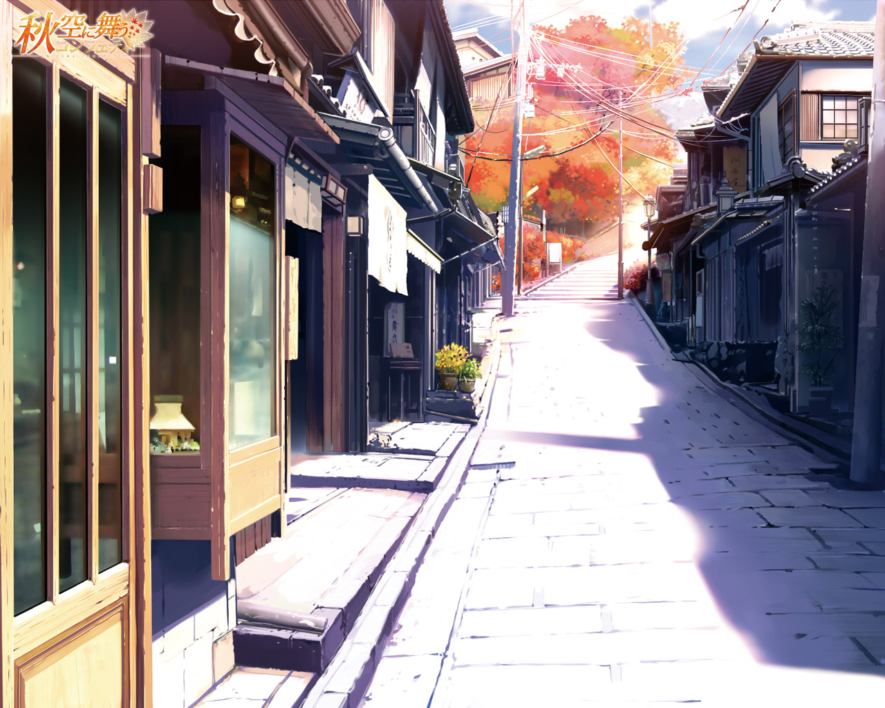 akizora_ni_mau_confetti, etude, landscape, ueda_ryou, wallpaper