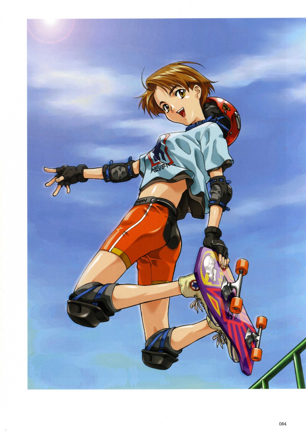 bike_shorts, happoubi_jin, nikukyuu, saeki_asuka, tonari_no_onee-san