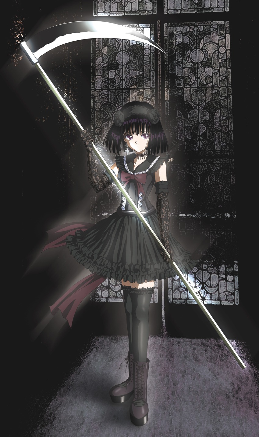 bishoujo_senshi_sailor_moon, gothic_lolita, hino_ryutaro, lolita_fashion, thighhighs, tomoe_hotaru