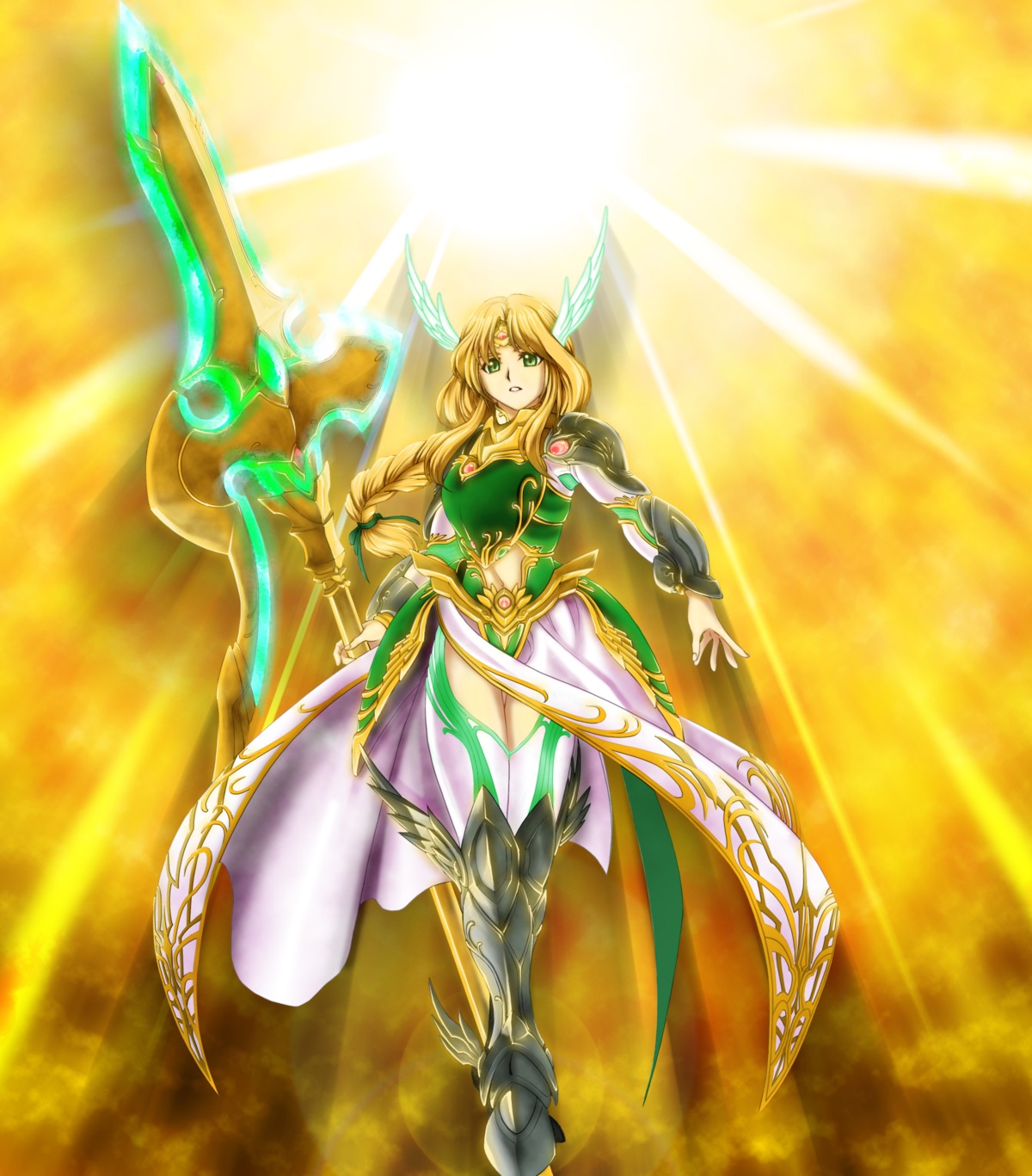 armor, lord_of_vermilion, sword, valkyrie, zero-system