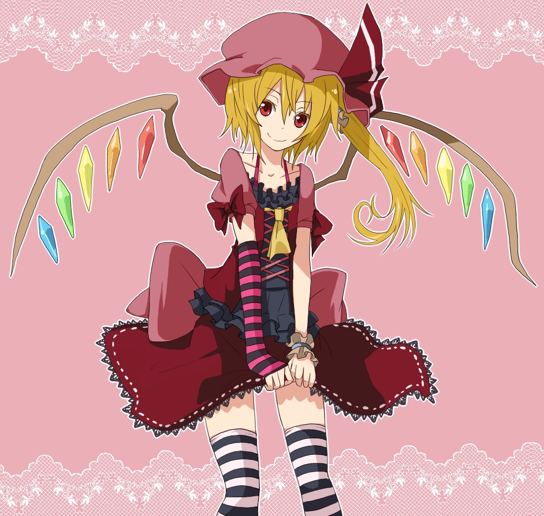 flandre_scarlet, shirofox, thighhighs, touhou