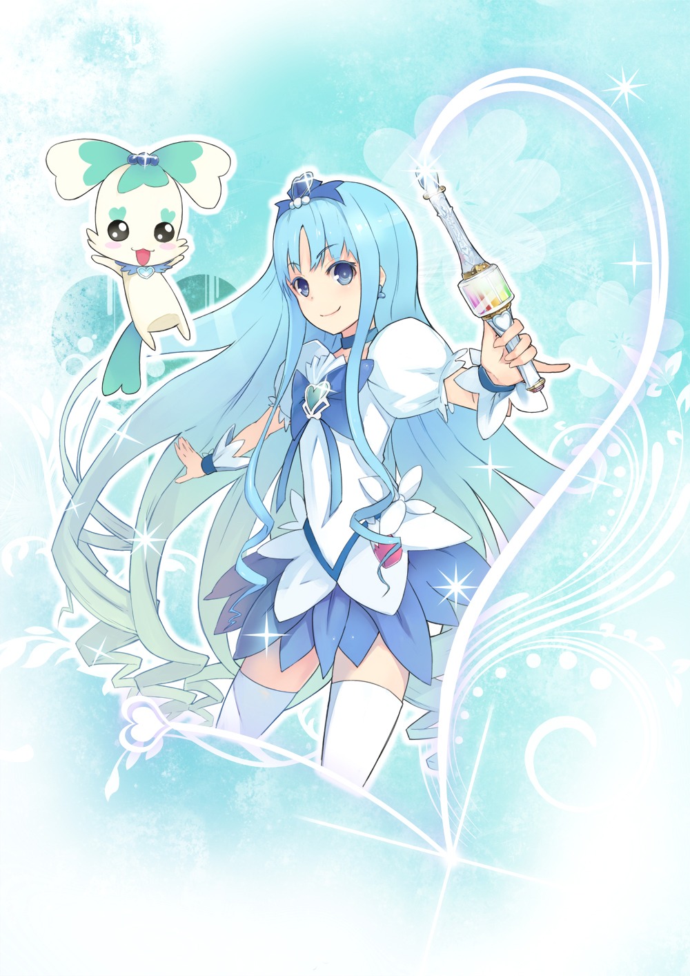 coffret, heartcatch_precure!, kurumi_erika, miz, precure, thighhighs