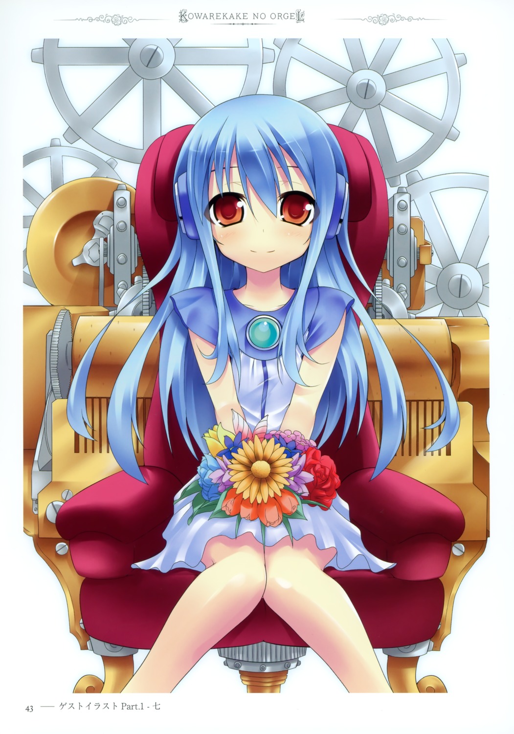 flower, kowarekake_no_orgel, nana_(artist)