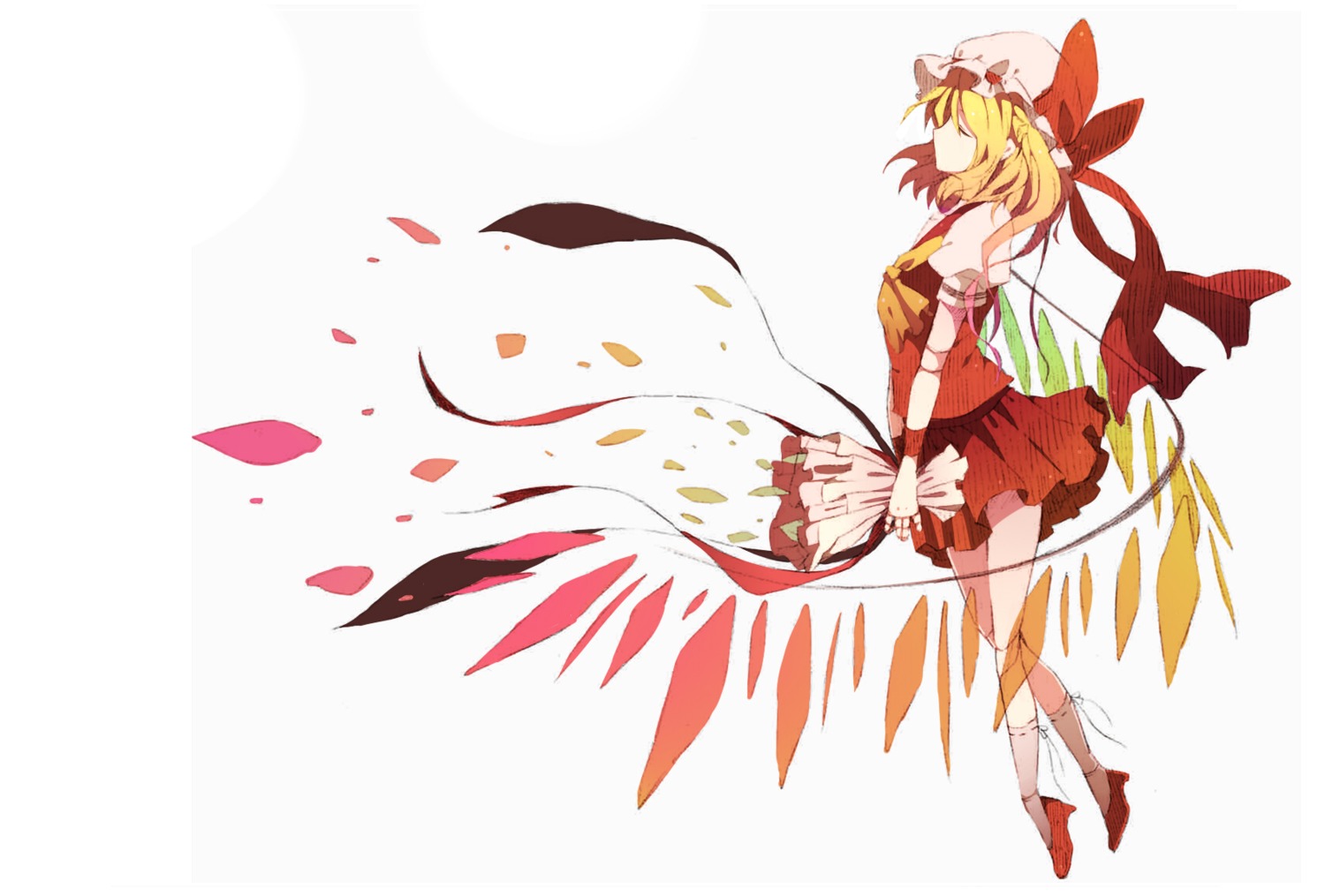 flandre_scarlet, fujisaki_miyabi, touhou, wings