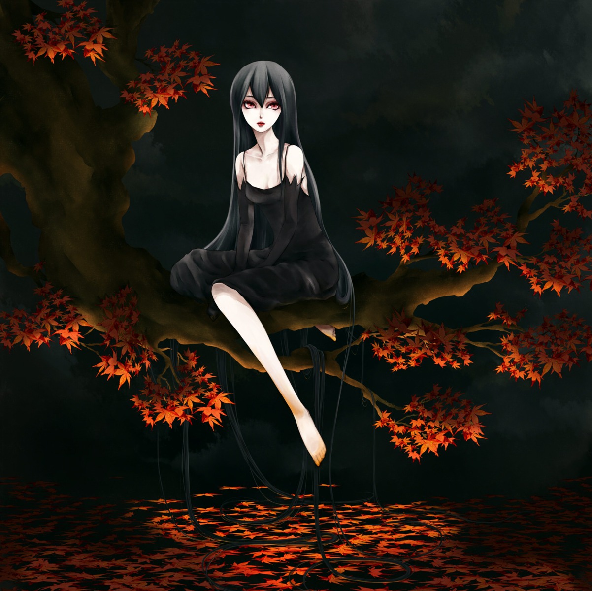 cleavage, dress, haco, sound_horizon