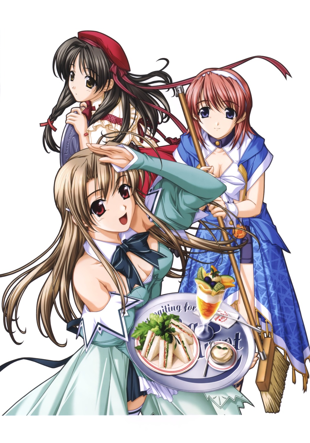 hasegawa_akemi, hashimoto_takashi, kimishima_nana, pia_carrot, takai_sayaka, waitress