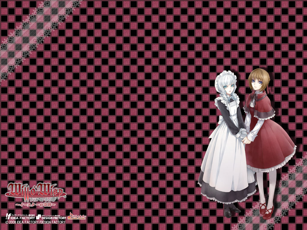 emily_(will_o'_wisp), hanna, idea_factory, maid, usuba_kagerou, wallpaper, will_o'_wisp