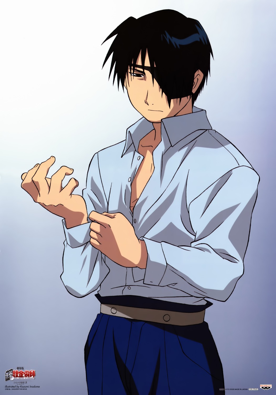 eyepatch, fullmetal_alchemist, inadome_kazumi, male, roy_mustang