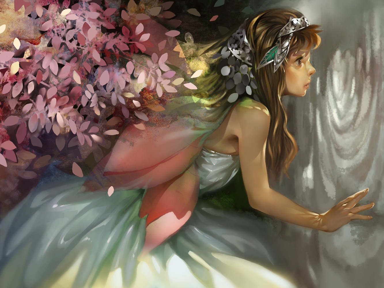dress, k-bose, wings