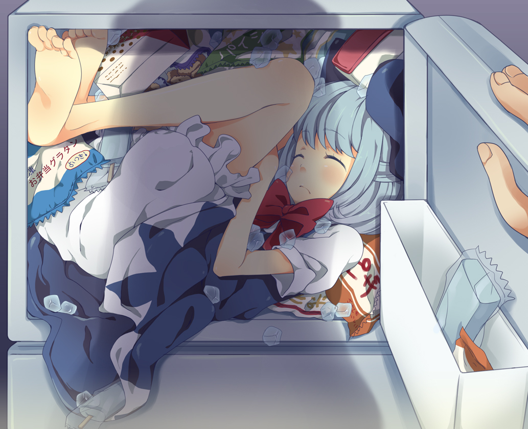 cirno, feet, maki_(makimaki), touhou