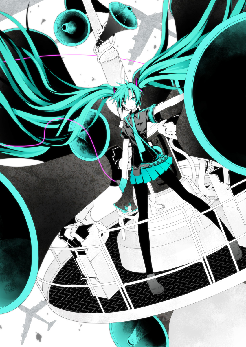 hatsune_miku, koi_wa_sensou_(vocaloid), koto_(colorcube), thighhighs, vocaloid
