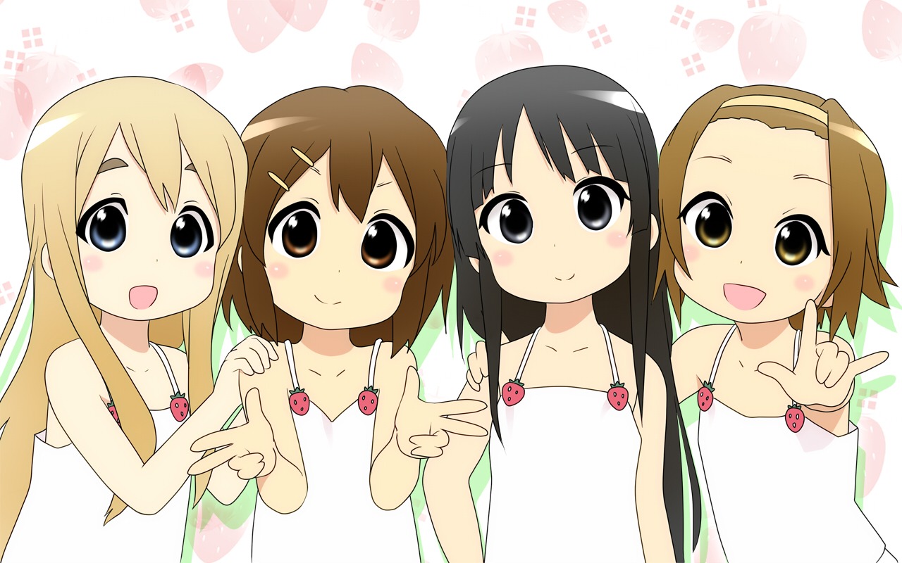 akahige, akiyama_mio, hirasawa_yui, ichigo_mashimaro, k-on!, kotobuki_tsumugi, parody, tainaka_ritsu