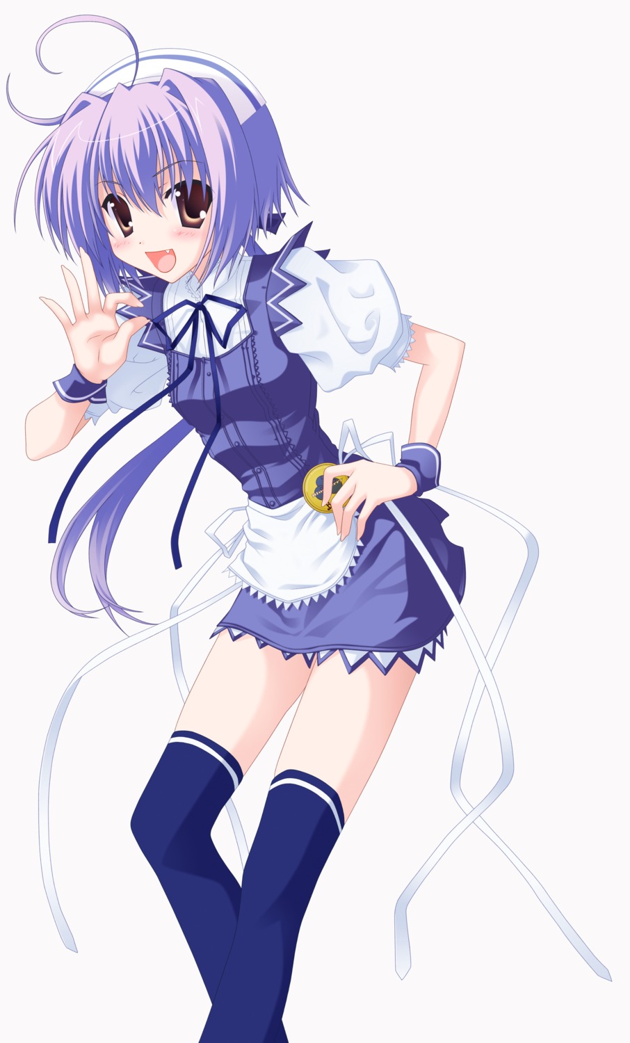berry's, kokonobi, satou_haruki, thighhighs, vector_trace, waitress
