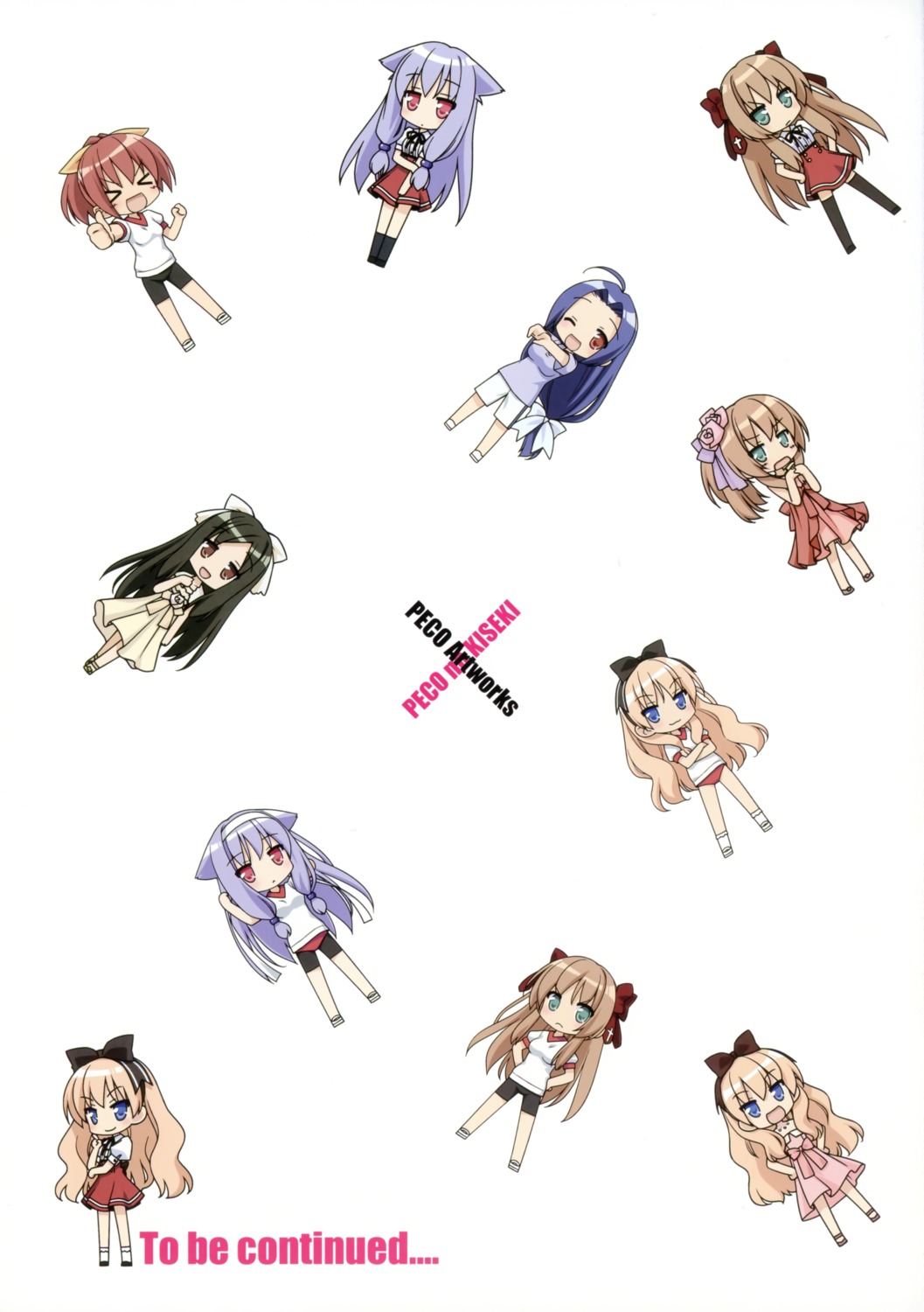 chibi, chikumaen_kaho, kani_biimu, kiriya_nozomi, mayoi_neko_overrun, naruko_kanae, serizawa_fumino, tsuzuki_otome