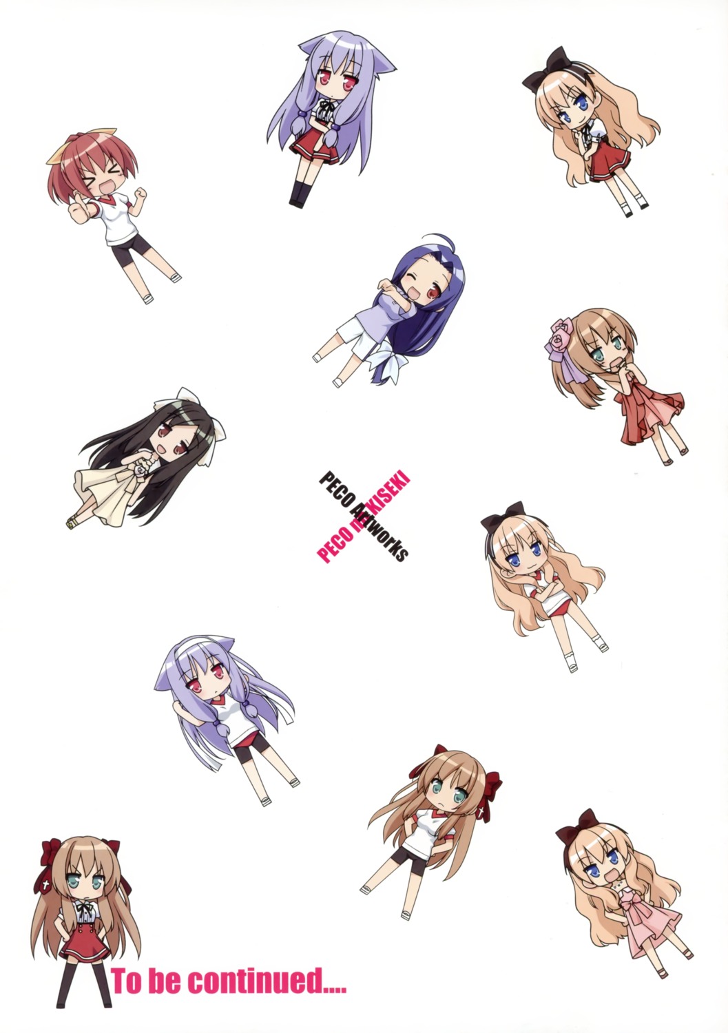 chibi, chikumaen_kaho, kani_biimu, kiriya_nozomi, mayoi_neko_overrun, naruko_kanae, serizawa_fumino, tsuzuki_otome