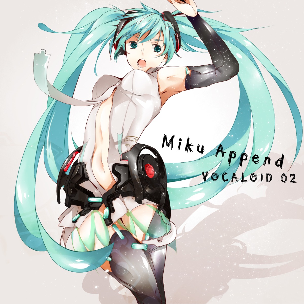 hatsuko, hatsune_miku, miku_append, thighhighs, vocaloid, vocaloid_append