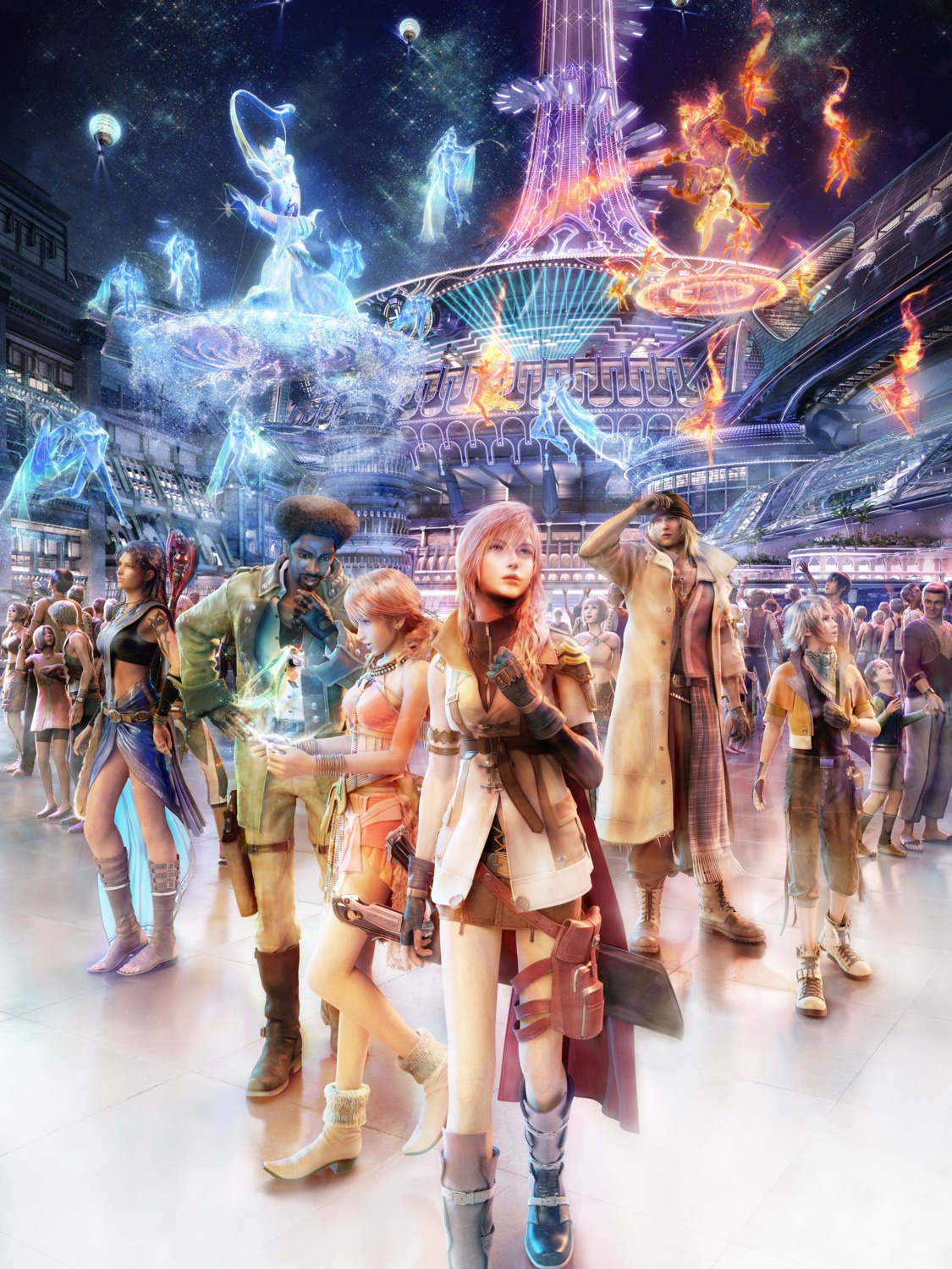 cg, final_fantasy, final_fantasy_xiii, hope_estheim, lightning, oerba_dia_vanille, oerba_yun_fang, sazh_katzroy
