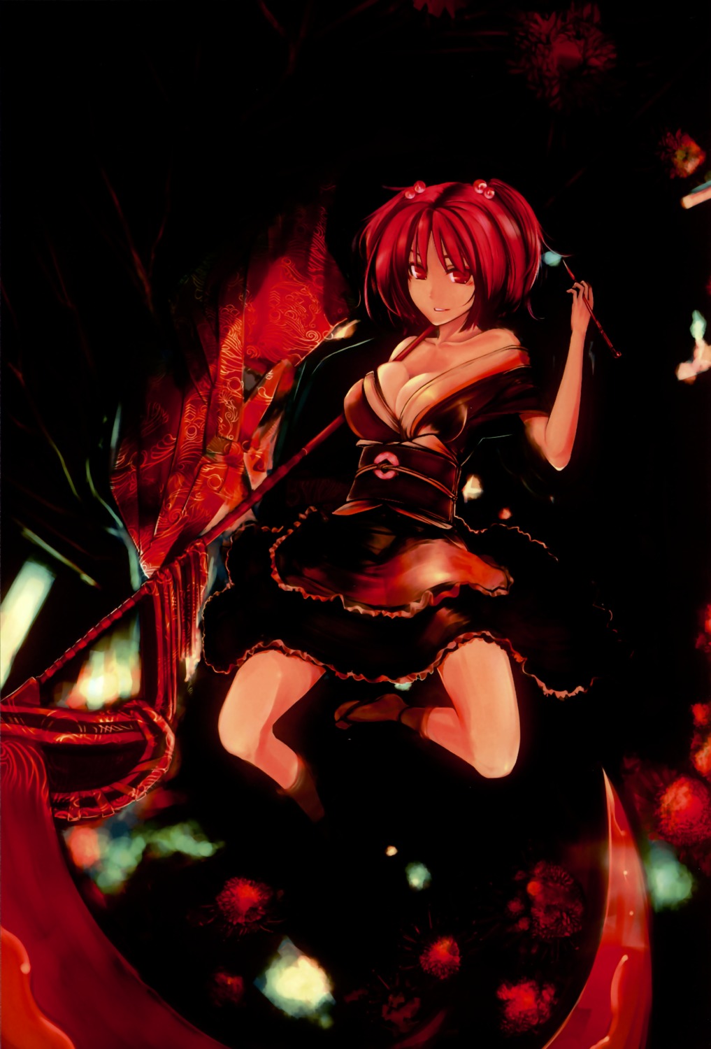 obsession, onozuka_komachi, touhou, virus