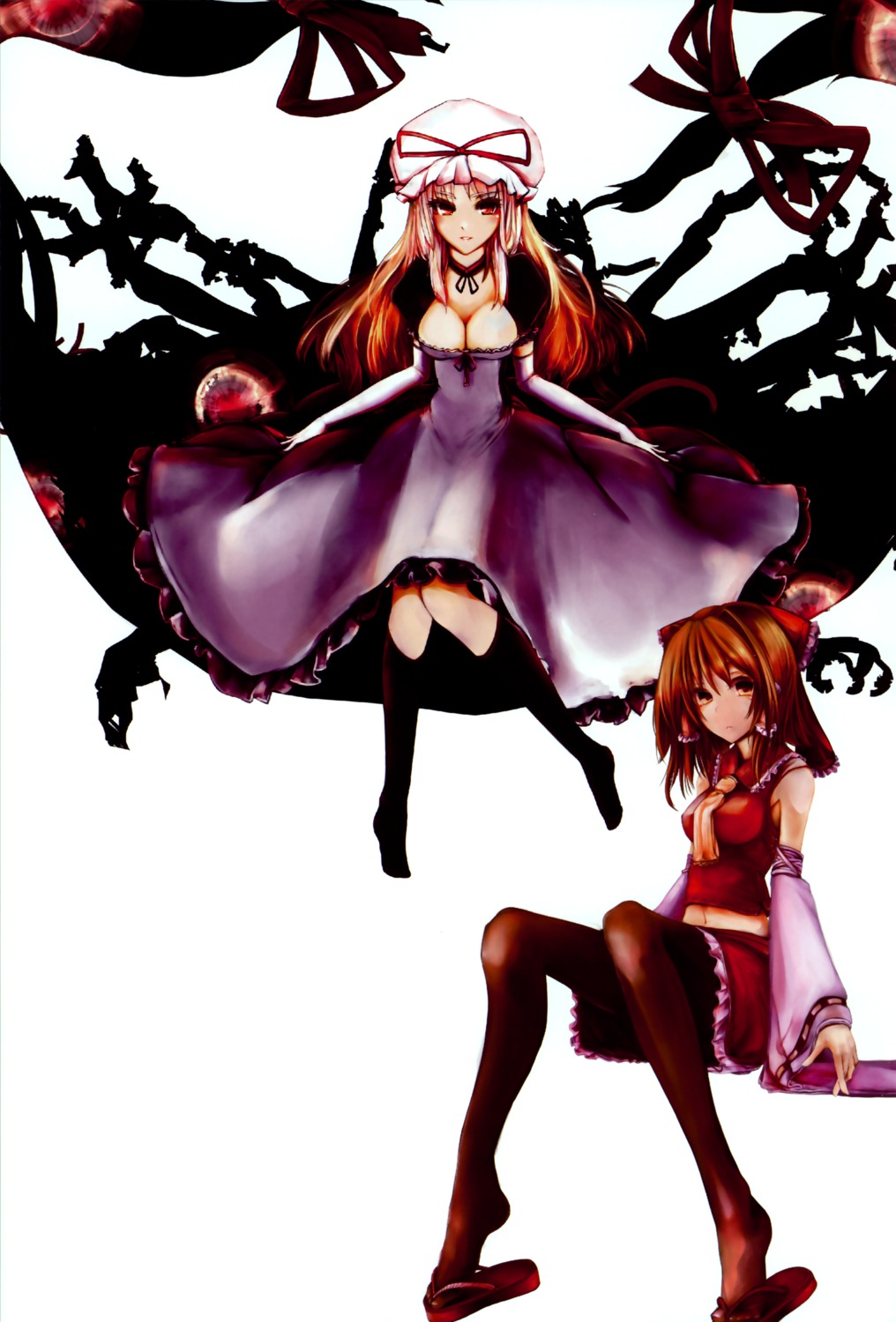 hakurei_reimu, obsession, touhou, virus, yakumo_yukari