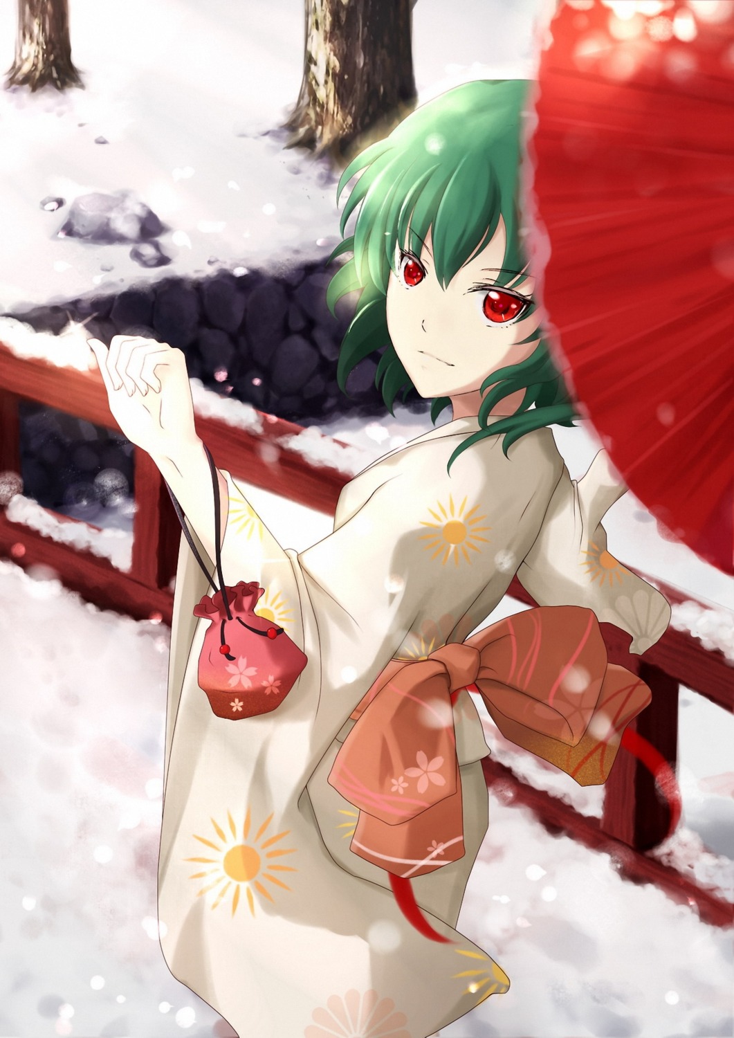 illusionk, kazami_yuuka, touhou, yukata