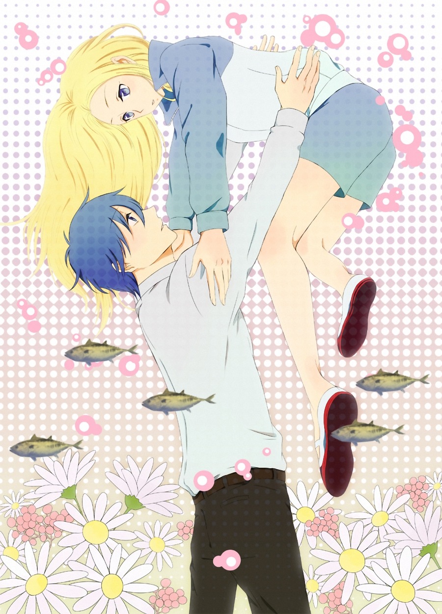 arakawa_under_the_bridge, harimoji, ichinomiya_kou, nino_(arakawa)