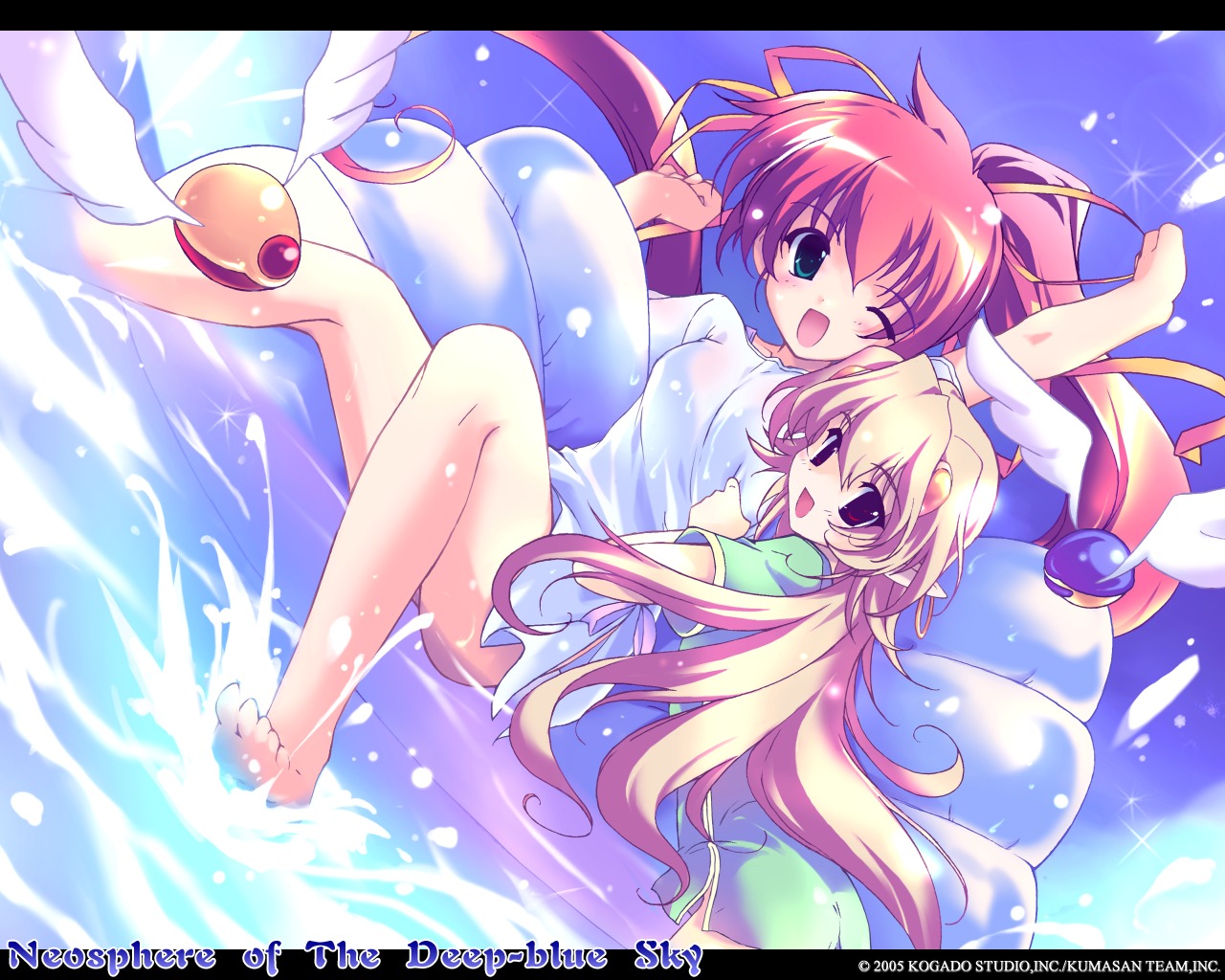 aoi_sora_no_neosphere, chinadress, deep-blue_series, dress_shirt, elf, elincie_yerthrop, fujiwara_warawara, nanoca_flanka