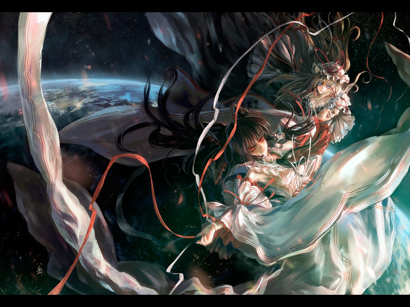archlich, hakurei_reimu, touhou, yakumo_yukari