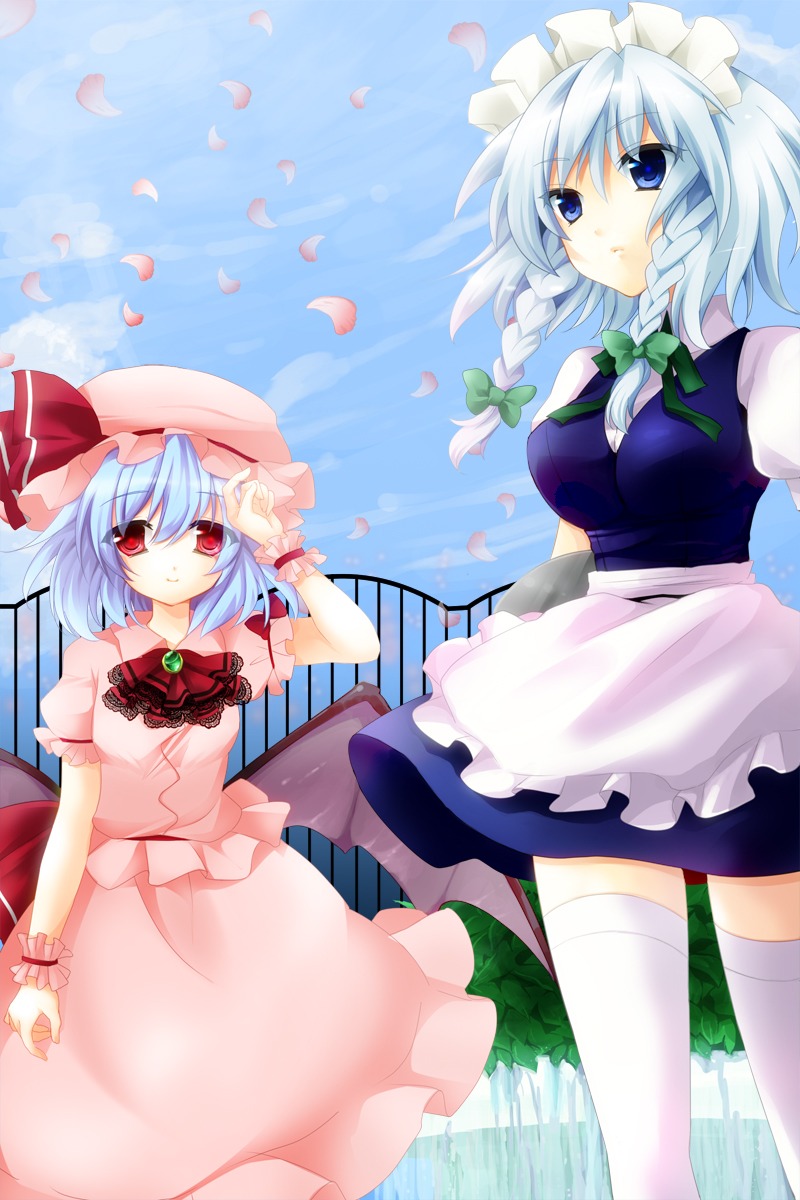izayoi_sakuya, maid, remilia_scarlet, toronto, touhou