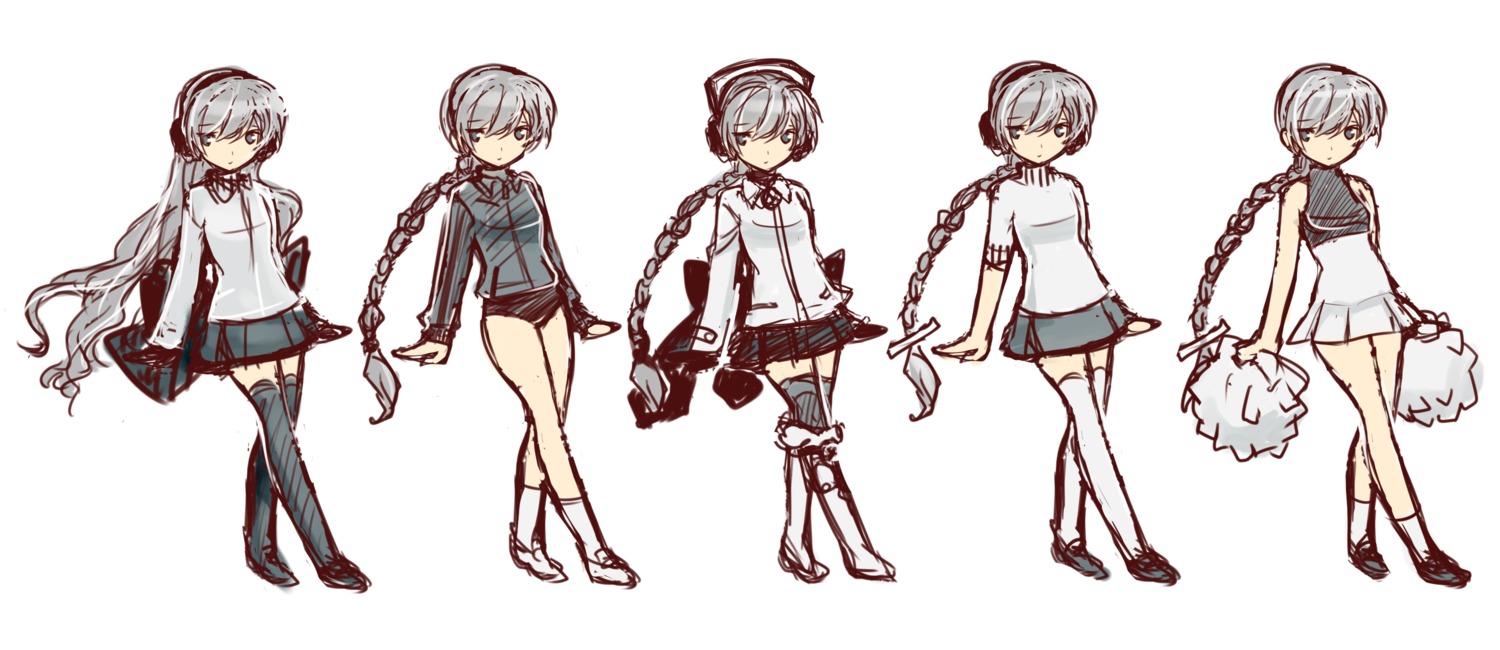 buruma, cheerleader, hashidate_midori, sekka_yufu, thighhighs, utau