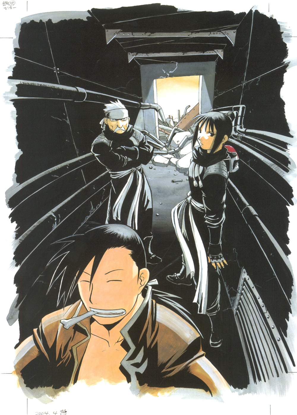arakawa_hiromu, fullmetal_alchemist, fuu_(fma), lan_fan, ling_yao