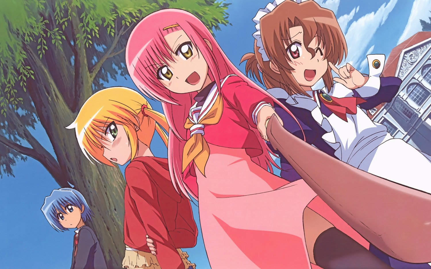 ayasaki_hayate, dress, fujii_masahiro, hayate_no_gotoku, katsura_hinagiku, maid, maria, sanzenin_nagi