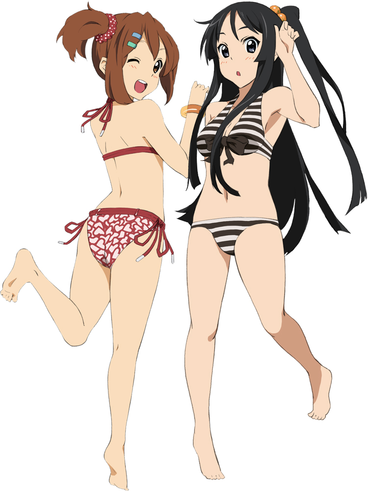 akiyama_mio, bikini, gia_kon, hirasawa_yui, k-on!, swimsuits