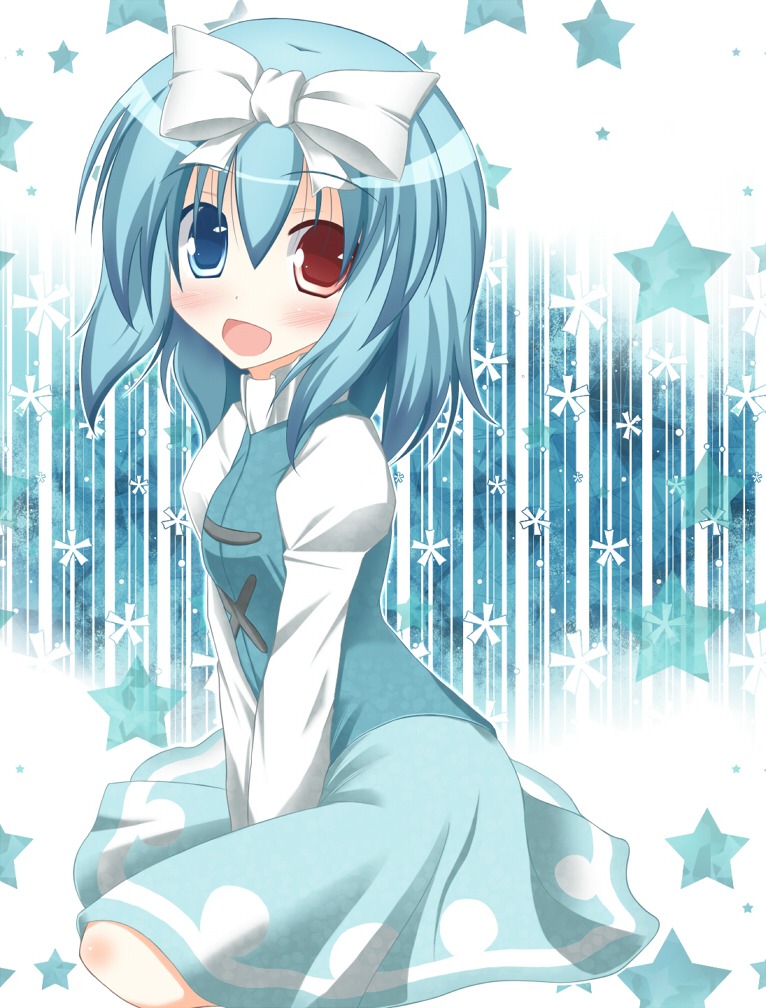 heterochromia, tatara_kogasa, touhou, yuzutei