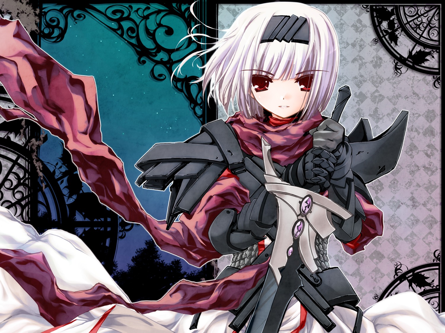 armor, primitive_link, sione, sword, wallpaper, yuki_usagi