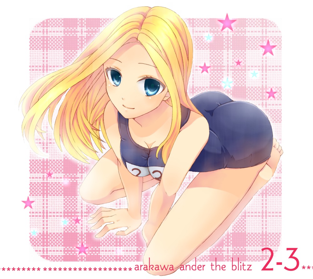 arakawa_under_the_bridge, midori_maccha, nino_(arakawa), school_swimsuit, swimsuits