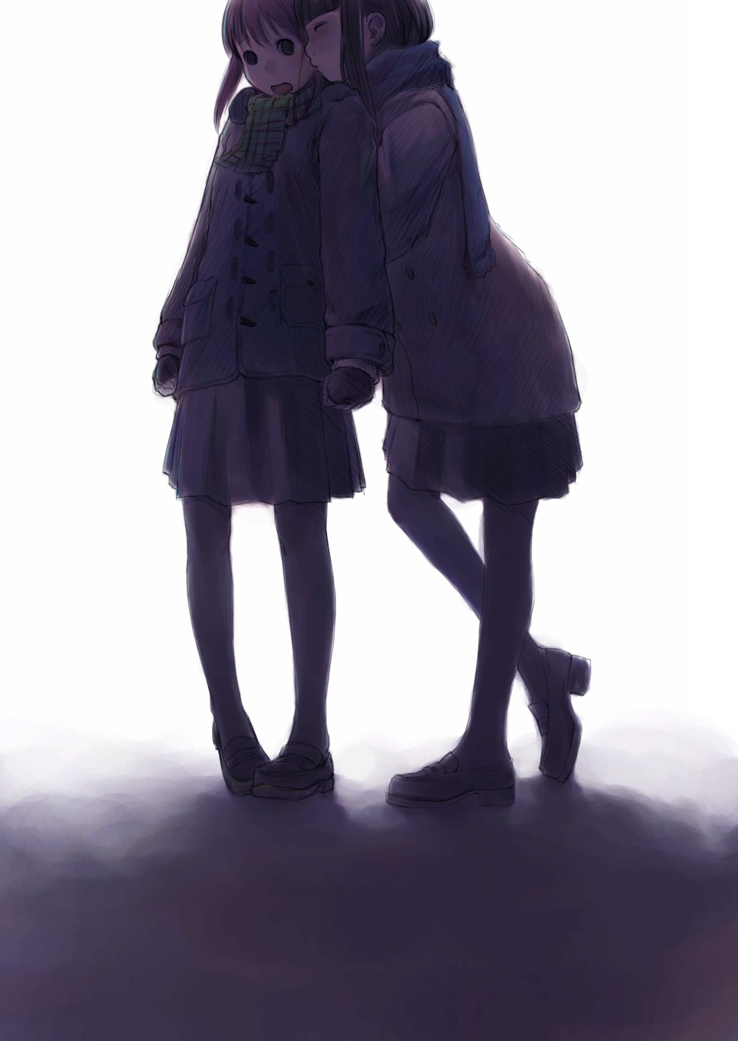 hidari_kagetora, pantyhose, seifuku, yuri