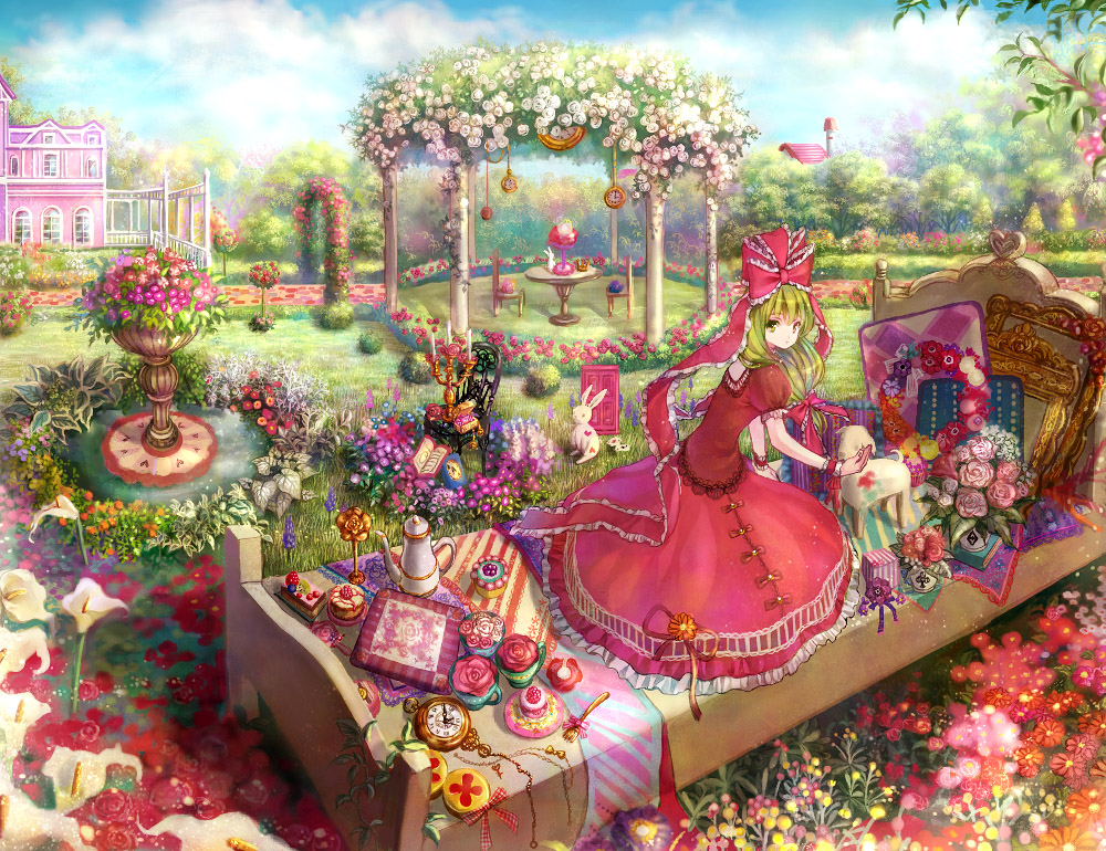 anko_kinako, dress, kagiyama_hina, touhou