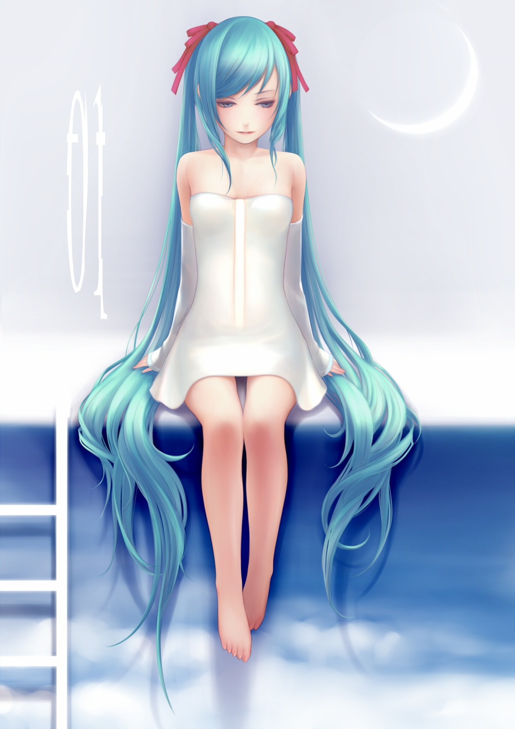 dress, hatsune_miku, vocaloid, yorisuke